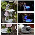 Garden Statue Solar-Powered Automatic Lighting Waterproof