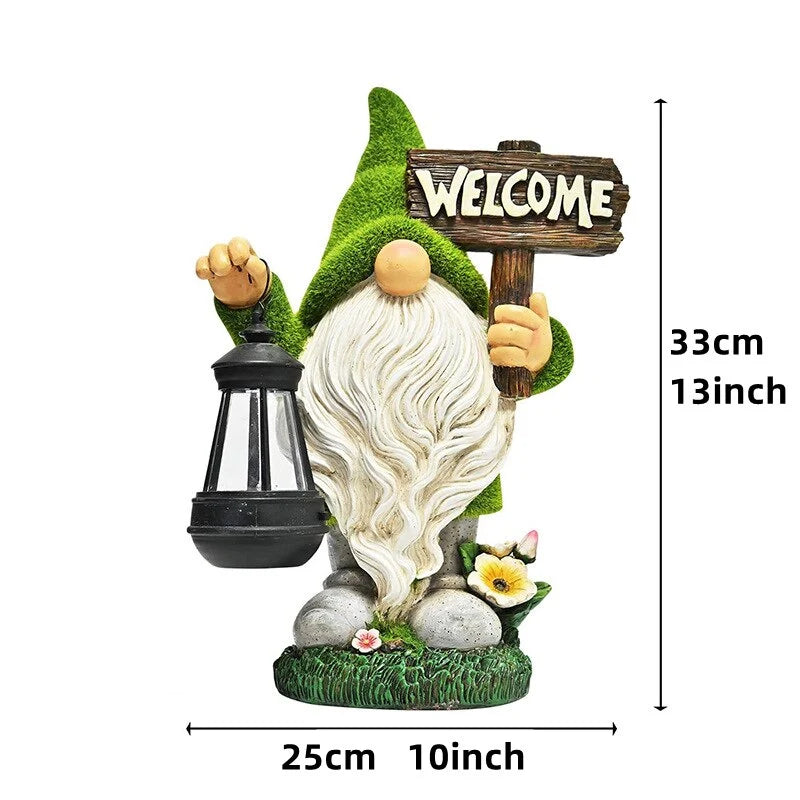 Garden Statue Solar-Powered Automatic Lighting Waterproof
