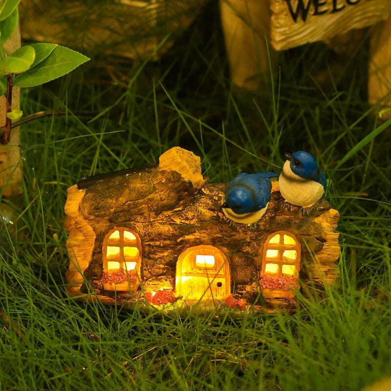 Garden Statue Solar-Powered Automatic Lighting Waterproof