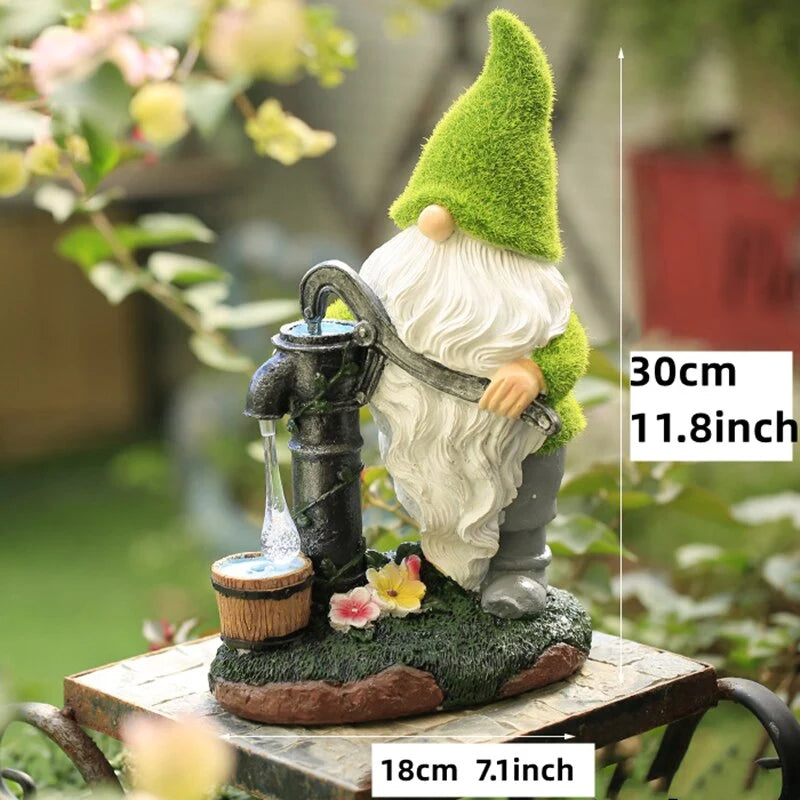 Garden Statue Solar-Powered Automatic Lighting Waterproof