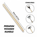 Garden Tool Handle Solid Wood Comfortable Grip