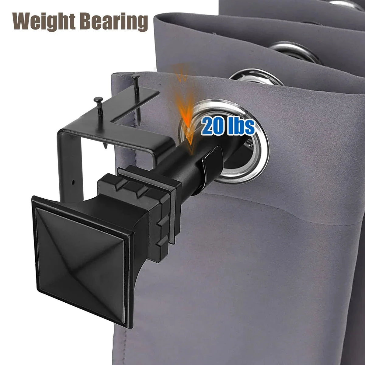 Garden Tool Holder Wall-Mounted Heavy-Duty Metal