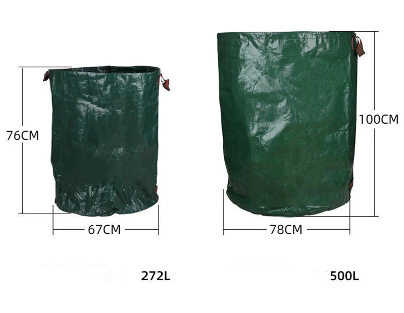 Garden Waste Storage Bag Thickened PP Quick-Access Handle