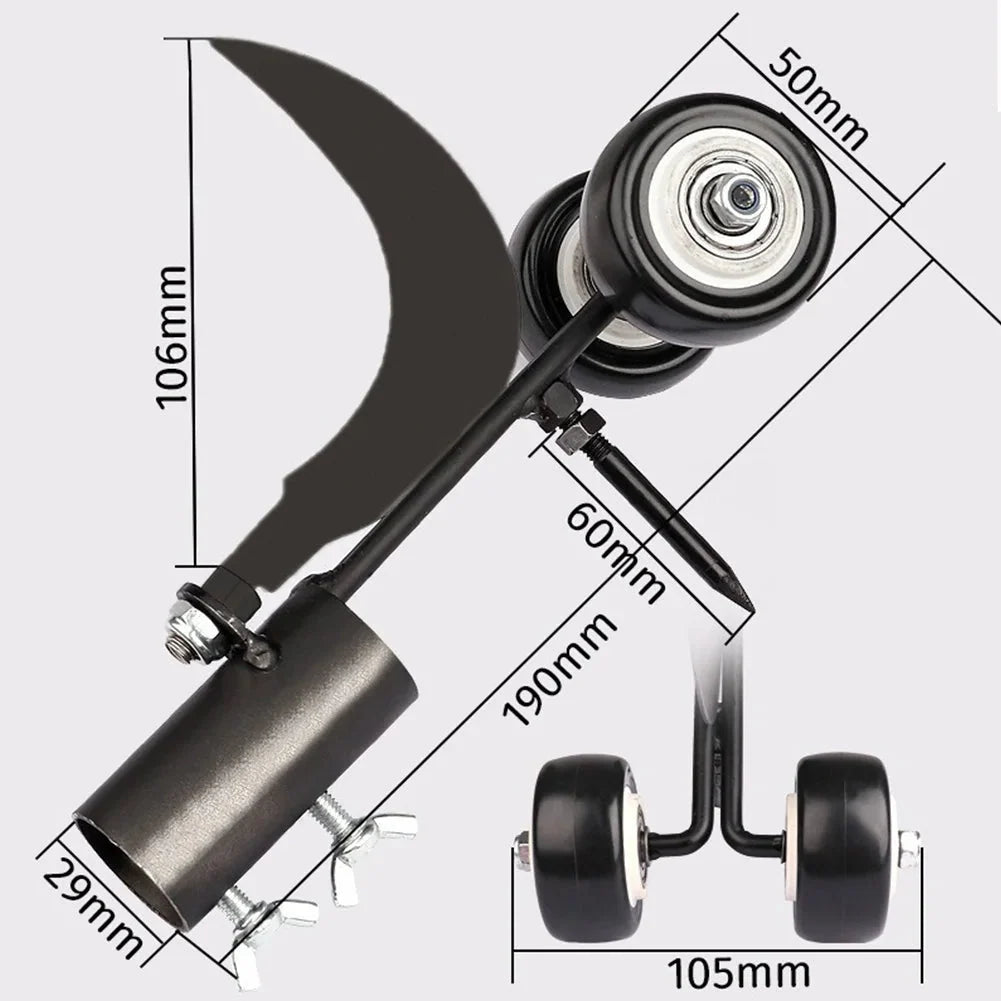 Garden Weed Puller Ergonomic Adjustable Handle Roller