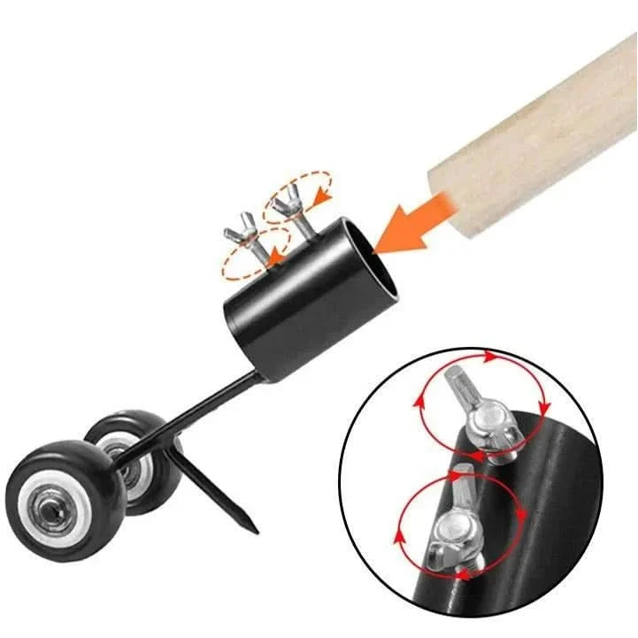 Garden Weed Remover Metal Root-Gripping Standing Design