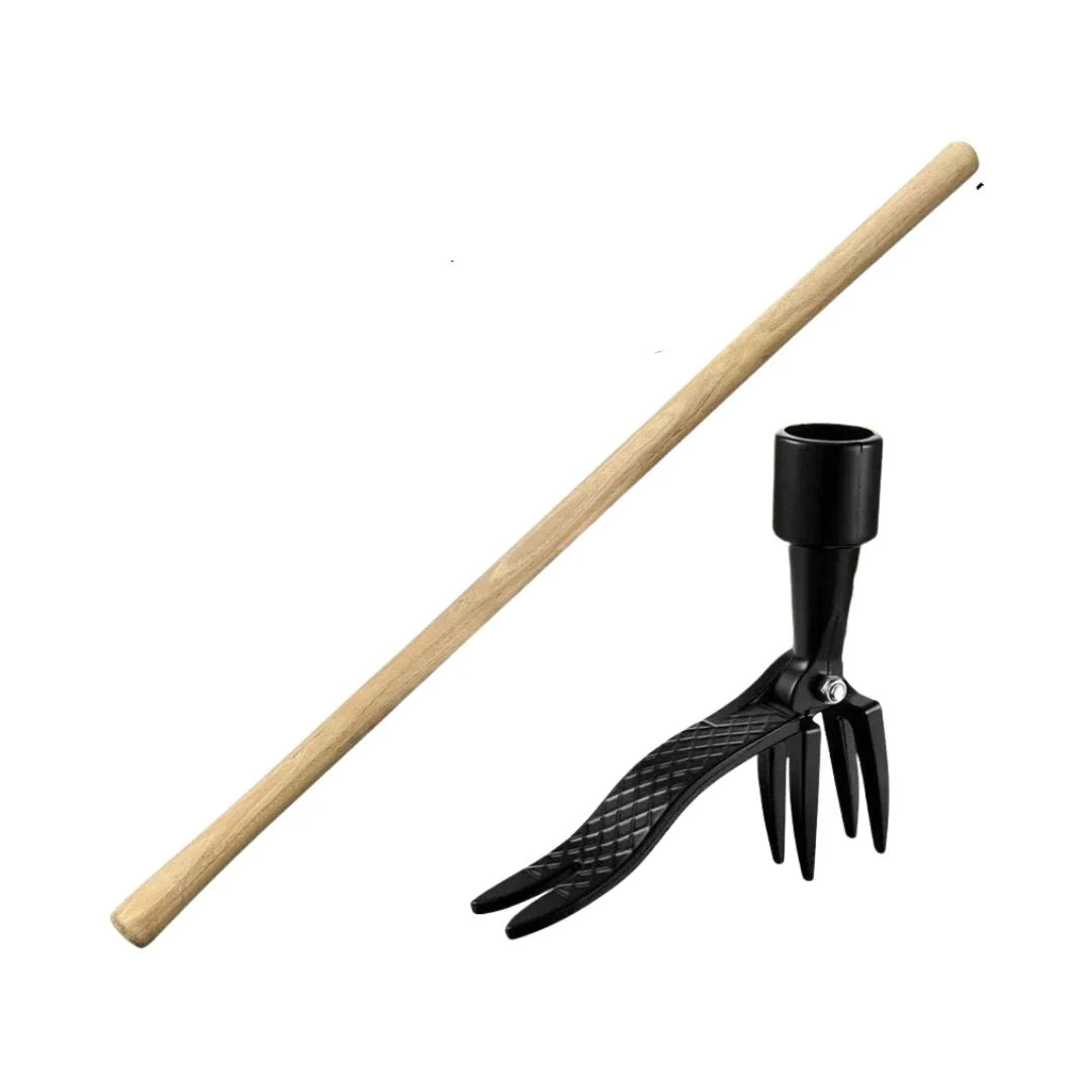 Garden Weeder Ergonomic Reinforced Steel Claws & Effortless Ejector
