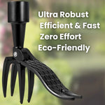 Garden Weeder Ergonomic Reinforced Steel Claws & Effortless Ejector