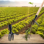 Garden Weeder Ergonomic Reinforced Steel Claws & Effortless Ejector