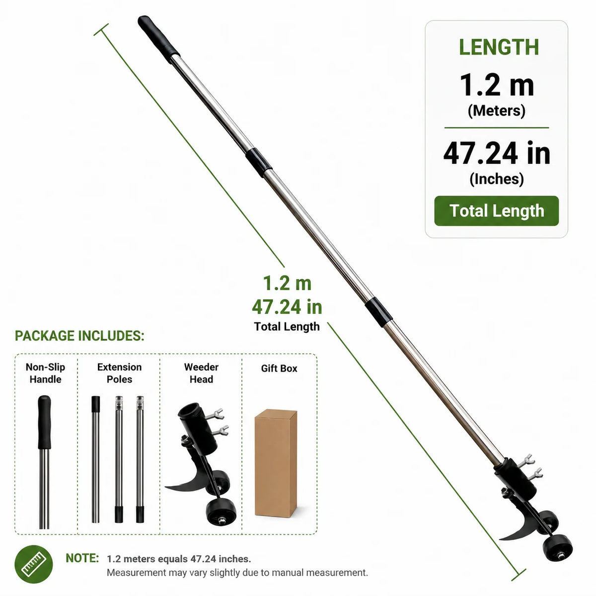 Garden Weeder Heavy-Duty Iron Narrow-Crack Design