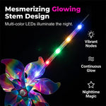 Garden Windmill Solar Powered Rainbow LED