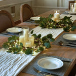 Garland Lights Artificial Foliage Solar & Battery Powered