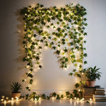 Garland Lights Artificial Foliage Solar & Battery Powered