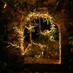 Garland Lights Artificial Foliage Solar & Battery Powered
