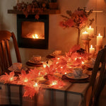 Garland Lights Artificial Foliage Solar & Battery Powered