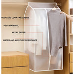 Garment Storage Bag Transparent Front Breathable Sides Dust Protection