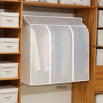 Garment Storage Bag Transparent Front Breathable Sides Dust Protection