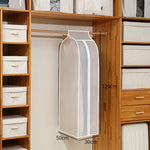 Garment Storage Bag Transparent Front Breathable Sides Dust Protection