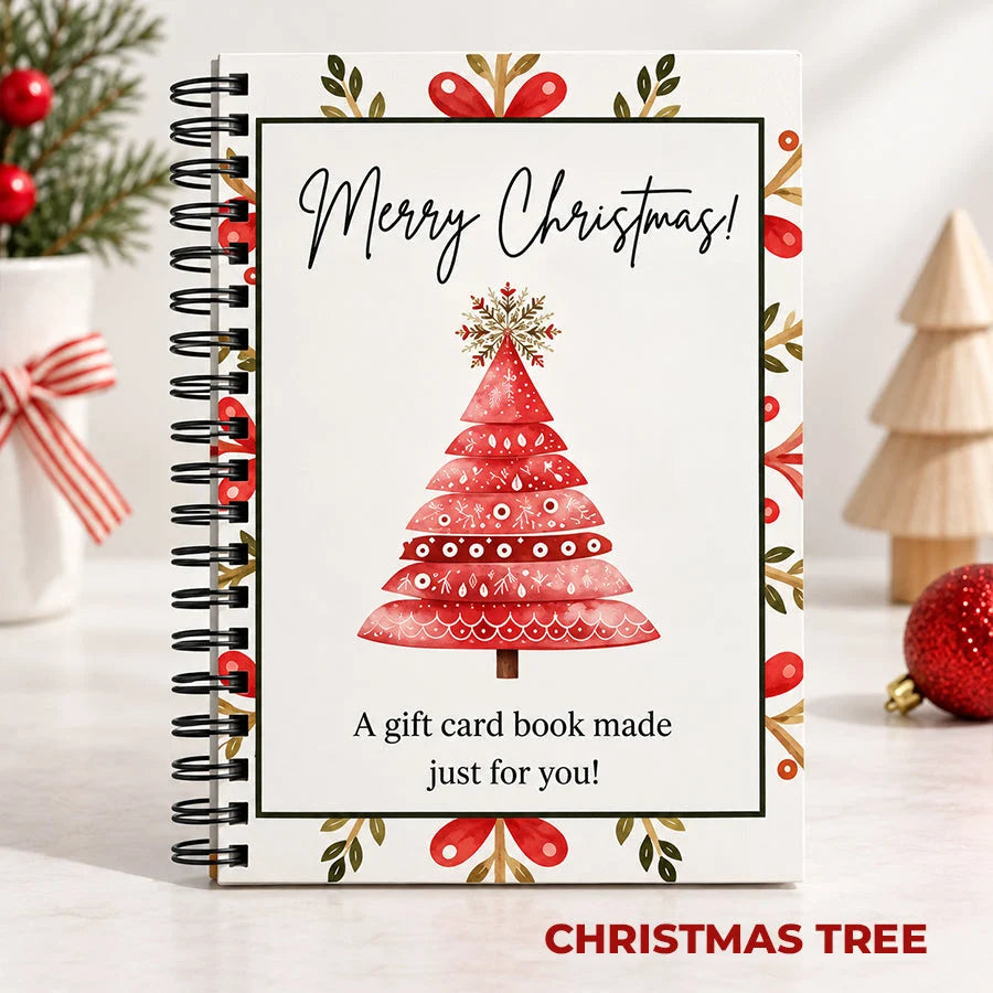 Gift Card Book 12 Pages Personal Message Holder