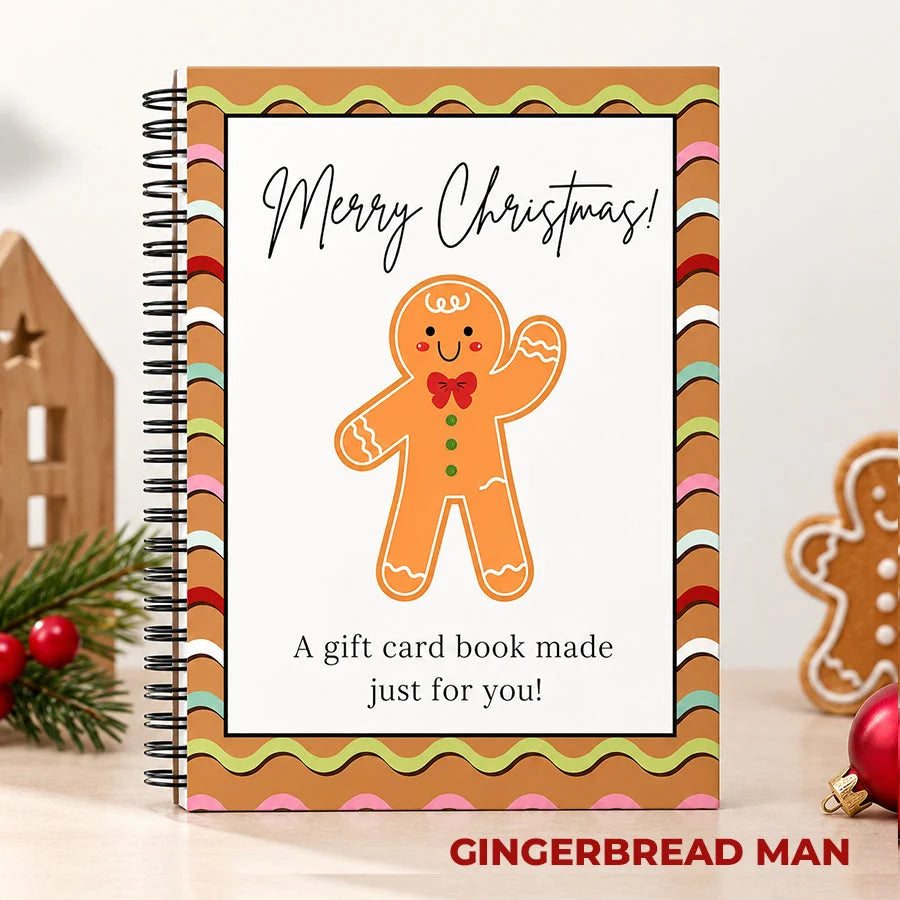 Gift Card Book 12 Pages Personal Message Holder