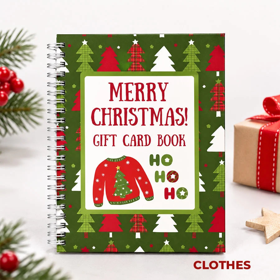 Gift Card Book 12 Pages Personal Message Holder