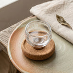 Glass Tea Cup Heat-Resistant 2 Fl Oz Clear Glass