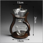 Glass Teapot High-Borosilicate Heat-Resistant Clear View