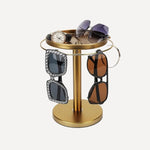 Glasses Stand 360° Rotating Metal Jewelry Organizer