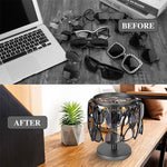 Glasses Stand 360° Rotating Metal Jewelry Organizer