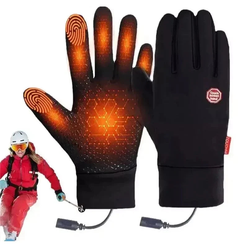 Gloves Built-In Heating Touchscreen-Compatible USB Rechargeable