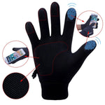 Gloves Touchscreen-Compatible Thermal-Lined Water-Resistant Non-Slip Grip