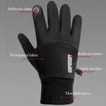 Gloves Touchscreen-Compatible Thermal-Lined Water-Resistant Non-Slip Grip
