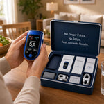 Glucose Monitor Non-Invasive Needle-Free Daily Tracking