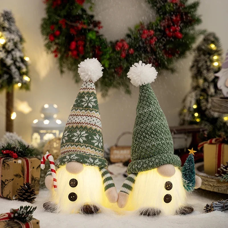 Gnome Decoration Lighted Plush Warm Glow Indoor & Outdoor