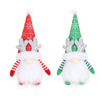 Gnome Figurine Snowflake Hat & Sparkling Antlers