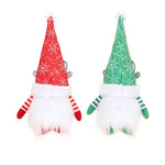 Gnome Figurine Snowflake Hat & Sparkling Antlers
