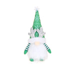 Gnome Figurine Snowflake Hat & Sparkling Antlers