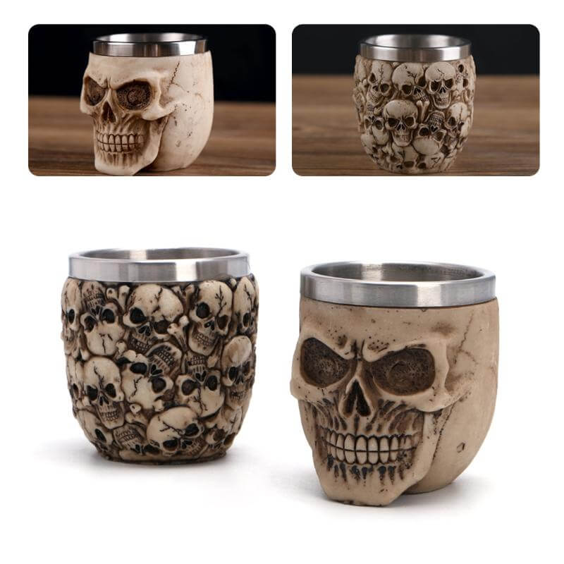 Goblet Skull Design Stainless Steel