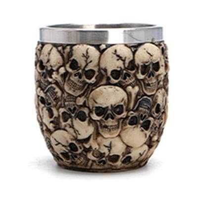 Goblet Skull Design Stainless Steel