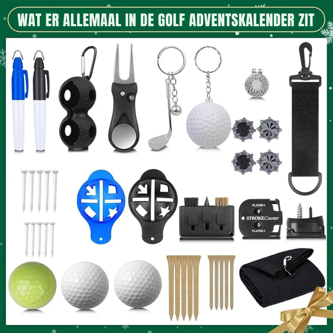 Golf Advent Calendar 24 Golf Accessories