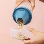 Grain Storage Container Airtight Easy-Pour Dispenser