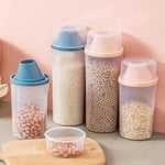 Grain Storage Container Airtight Easy-Pour Dispenser