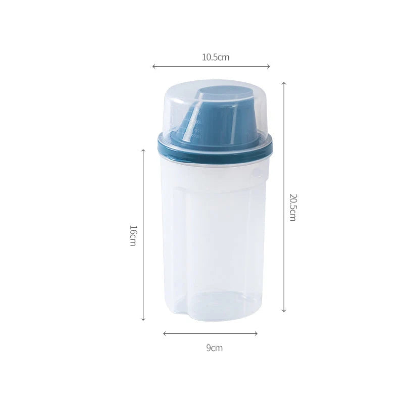 Grain Storage Container Airtight Easy-Pour Dispenser
