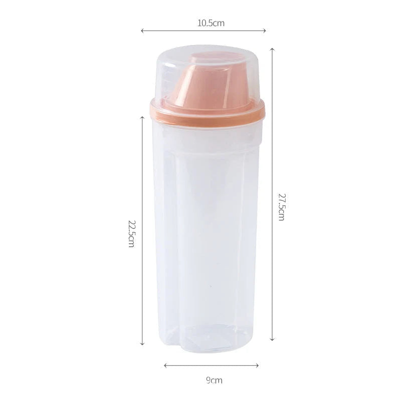 Grain Storage Container Airtight Easy-Pour Dispenser