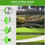 Grass Trimmer Cordless 4-In-1 Telescopic Pole