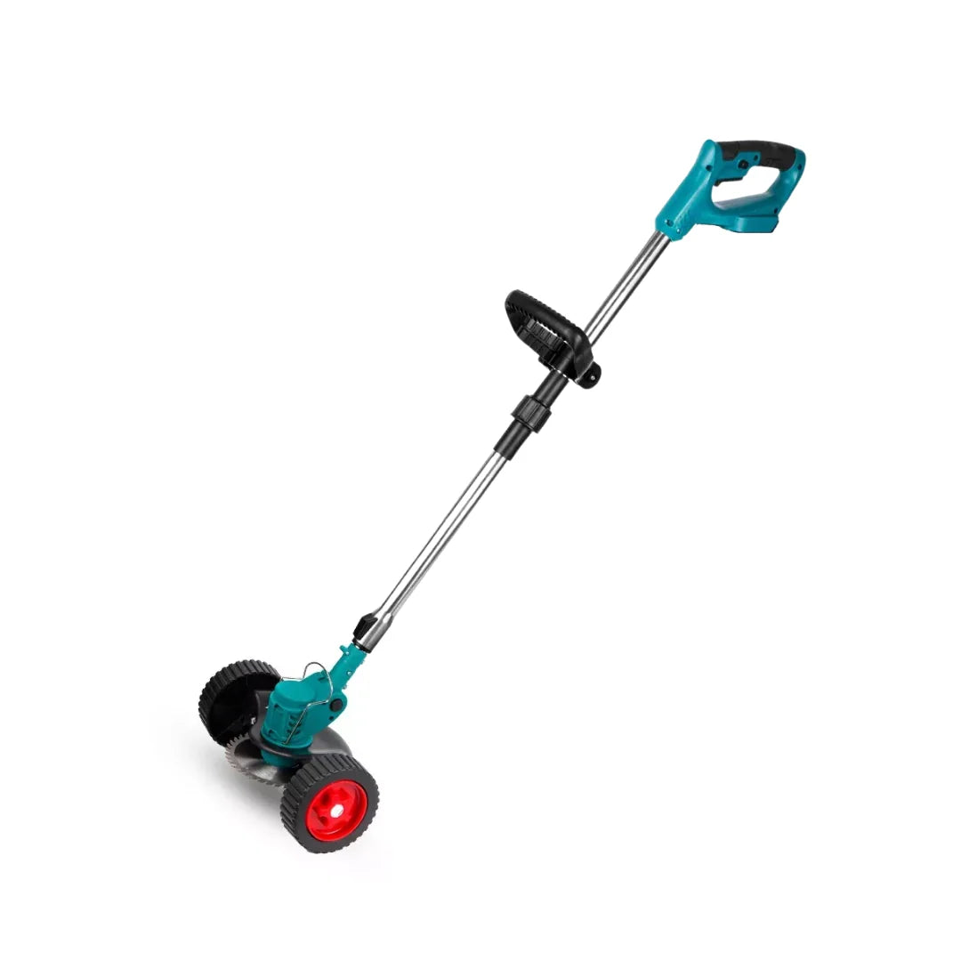 Grass Trimmer Cordless Adjustable Shaft Wheels & Swivel Head