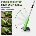 Grass Trimmer Cordless Lightweight Adjustable Cutting Head