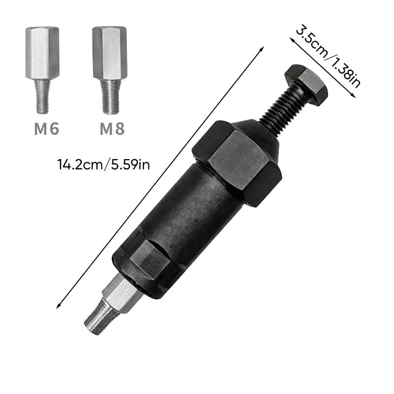 Grease Fitting Cleaner Tool M6/M8 Adapters