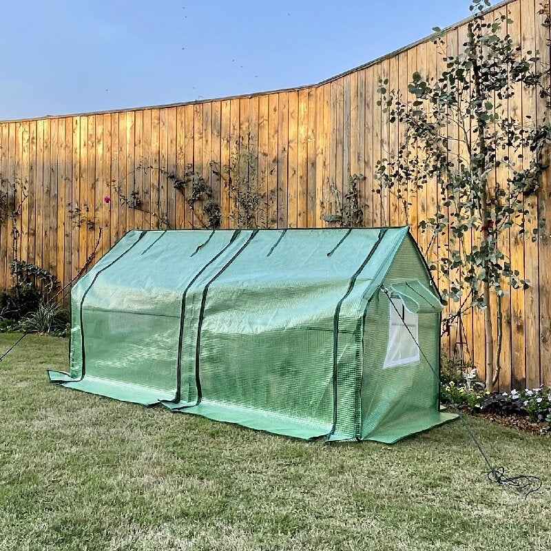 Greenhouse Portable With Adjustable Ventilation Windows