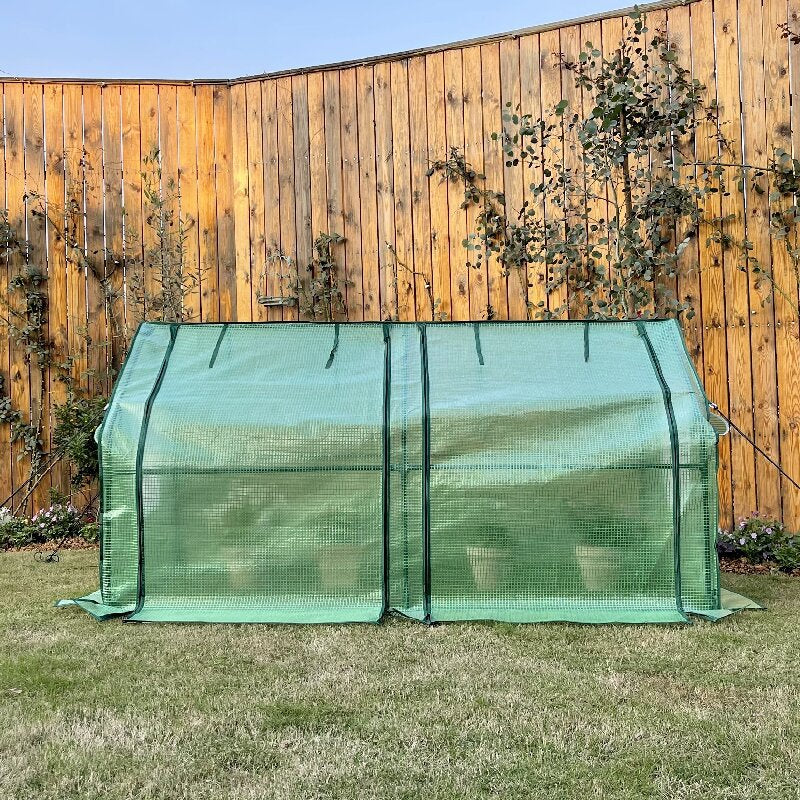 Greenhouse Portable With Adjustable Ventilation Windows