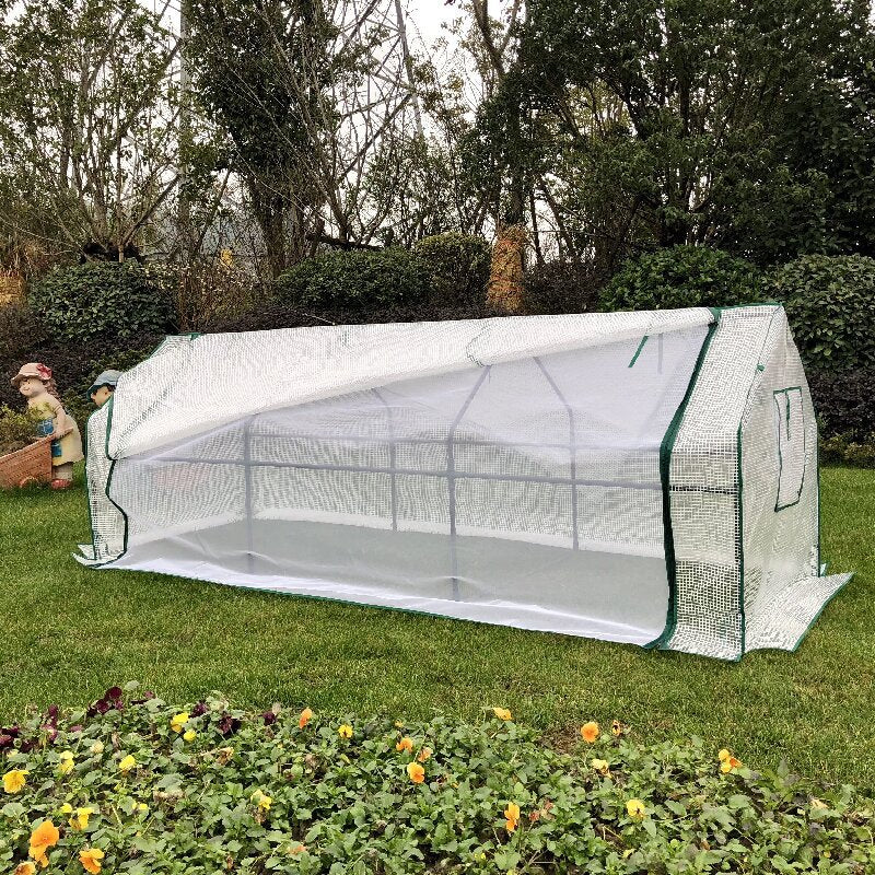 Greenhouse UV-Resistant Cover Ventilated Tool-Free Setup